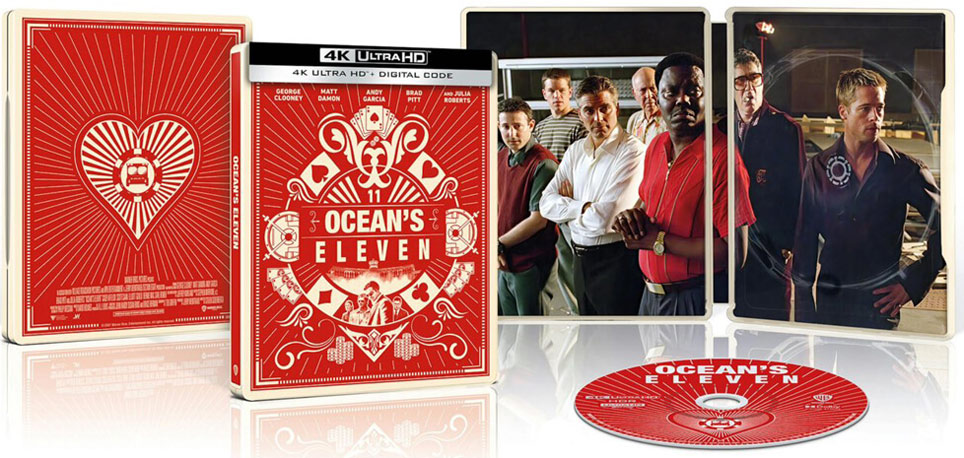 ocean eleven 11 steelbook bluray 4k ultra hd edition collector limitee