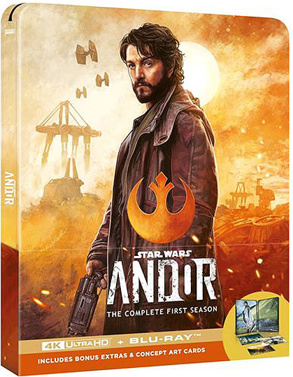 Andor Saison 1 Steelbook Blu ray 4K Ultra HD edition collector