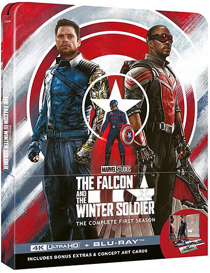 serie Falcon Soldat Hiver steelbook edition collector Blu ray 4K Ultra HD