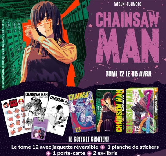 manga Chainsaw man tome 12 t12 coffret edition collector speciale