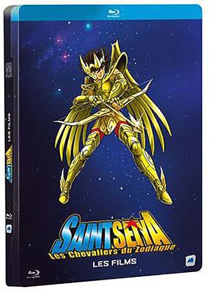 Saint Seiya Films Steelbook Blu ray editino collector