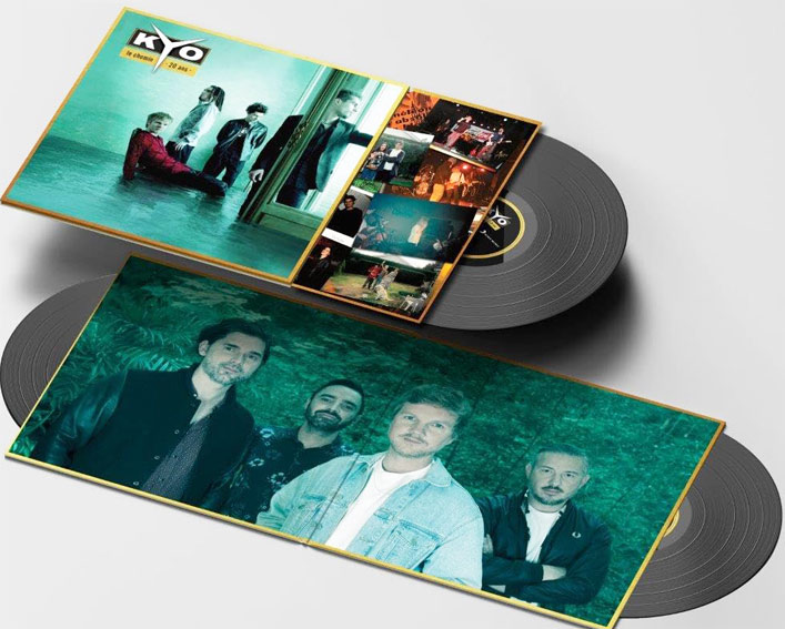 Kyo le chemin album edition collector 20 ans anniversaire triple vinyle lp 3LP