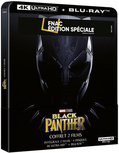 black panther 2 wakanda forever coffret integrale films steelbook collector bluray 4k ultra hd