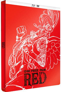 steelbook anime one piece red