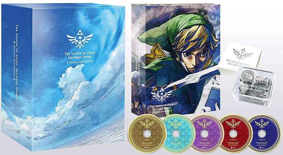Coffret bande originale ost soundtrack Zelda Skyward Sword CD box Collector