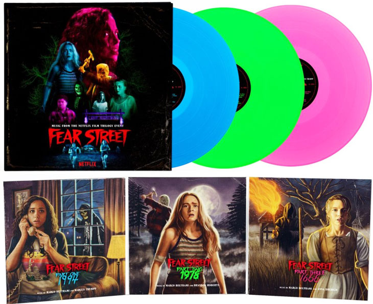 Fear street netflix trilogy vinyl LP 3lp OST soundtrack bande originale