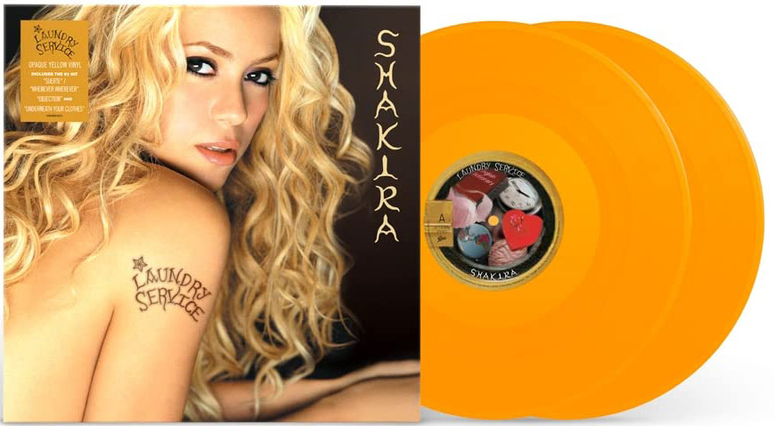 Shakira laundry service album Vinyle LP 2LP edition limite
