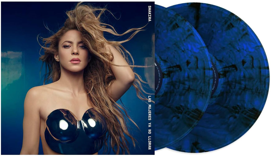 Shakira las muejeres ya no lloran vinyl lp edition collector 2LP colore