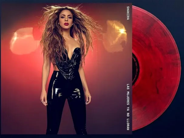 Shakira nouvel album ruby edition vinyl red rouge 2024