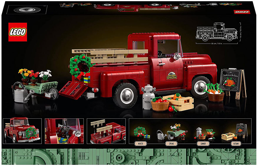 Lego pickup camion 10290 achat detail commentaire