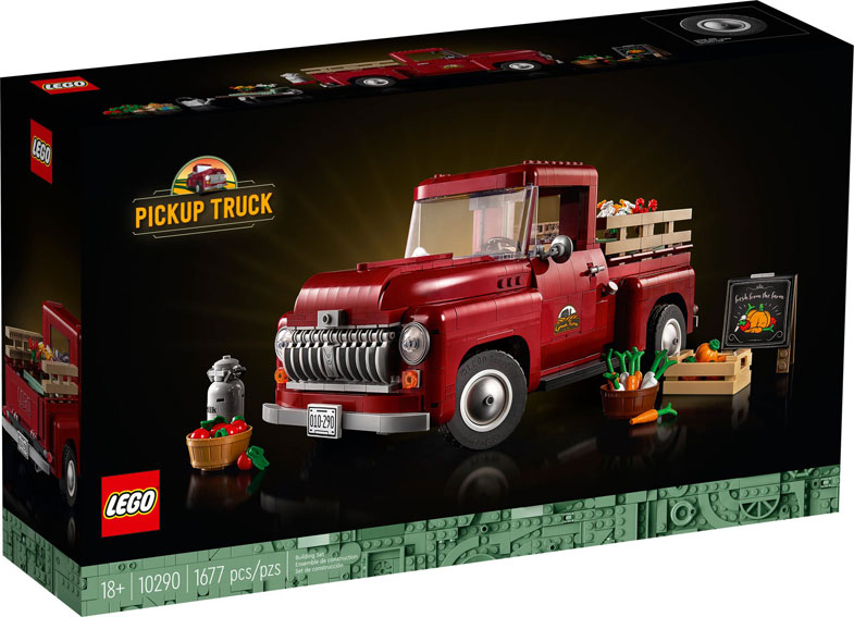 Pickup Lego camion americain 10290 pick up