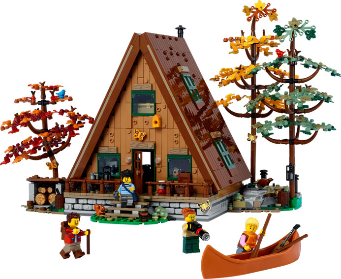 LEGO 21338 maison en A cabane bois