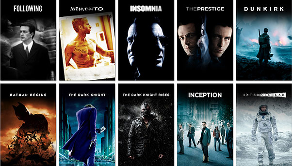 coffret integrale 11 films cristopher Nolan Blu ray 4K ultra HD