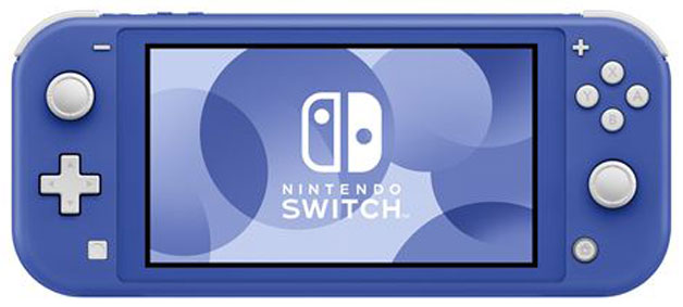 console nintendo switch lite blue version bleu azur collector