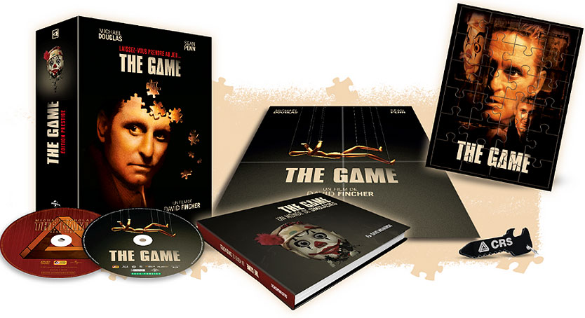 the game coffret collector prestige Blu ray DVD film fincher