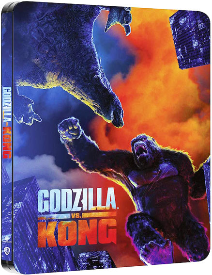 Godzilla vs Kong film Blu ray 4K Ultra HD steelbook collector 2021 king kong