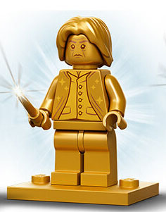 minifigurine lego harry potter 20 years rogue professeur snape dore or gold