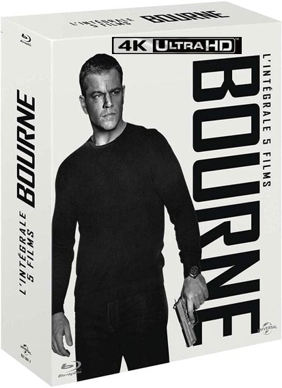 Jason Bourne coffret integrale blu ray 4K ultra HD