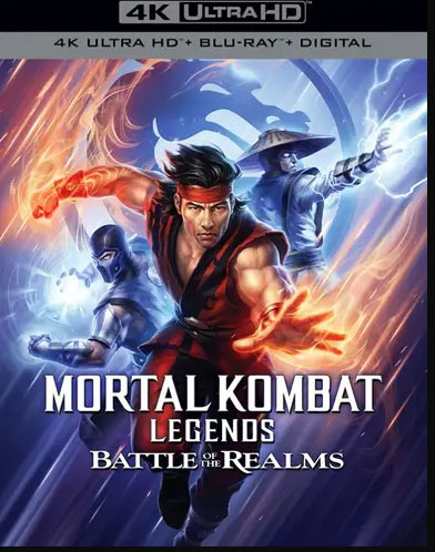 Mortal Kombat Battle Of The Realms Steelbook blu ray 4k ultra hd