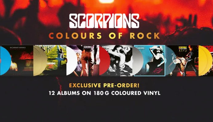 scorpions vinyle lp edition colore 2023 180gr