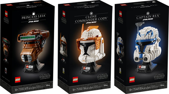 nouveau casque lego star wars 2023 collection collector