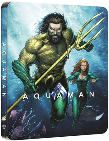 Aquaman steelbook Blu ray 4K Comics edition 2020