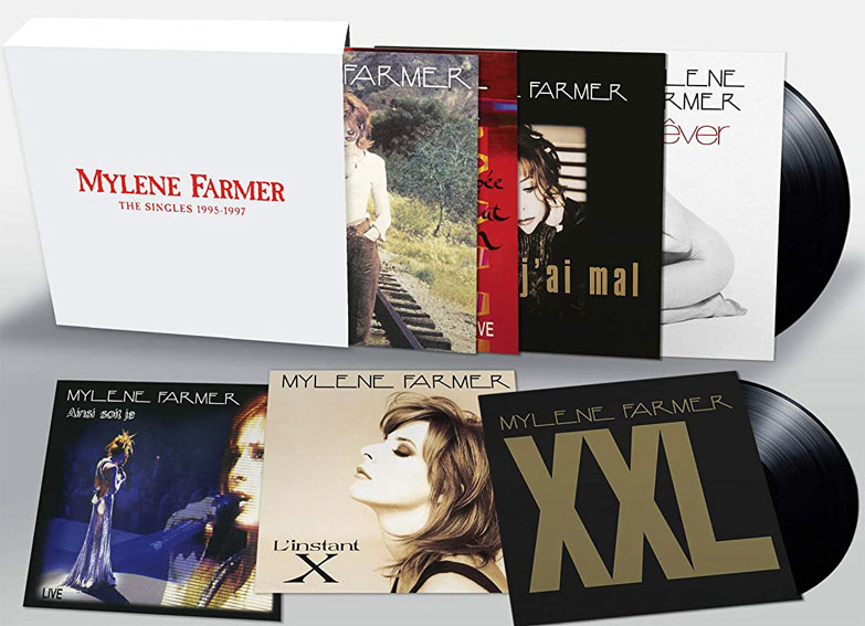 Mylene farmer single 45 tours maxi vinyle 2020 coffret collector edition limitee
