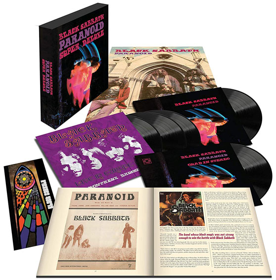 Paranoid Coffret collector Black Sabbath Vinyle LP CD 50th anniversary