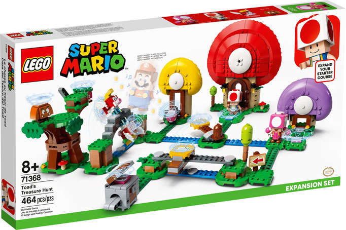 Toads Treasure hunt chasse tresor LEGO Super Mario 71368