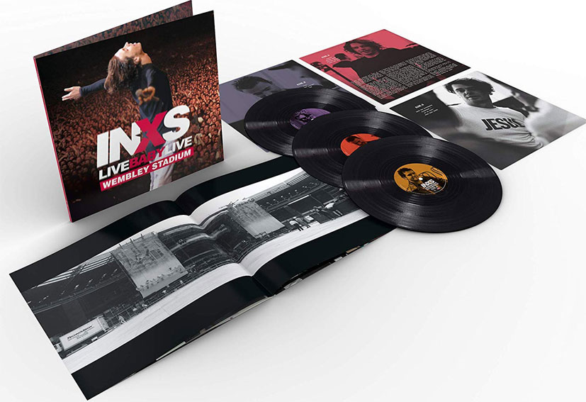 Coffret triple vinyle LP INXS Wembley