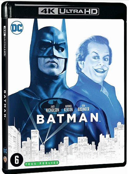 Batman 1989 Blu ray 4K Ultra HD