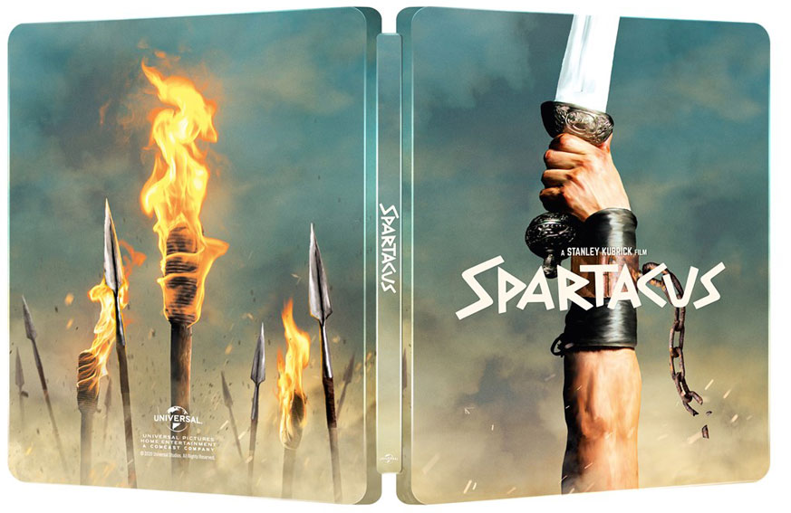 steelbook 4k spartacus Blu ray film kubrick