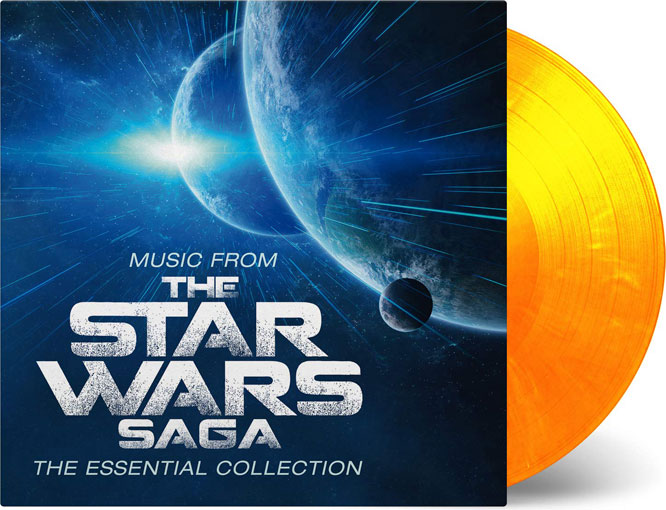 Star Wars music from the star wars saga vinyle lp jaune