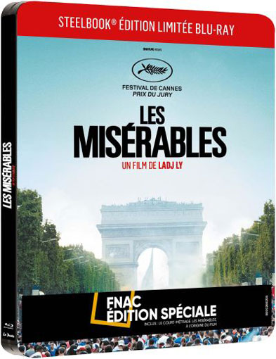 Steelbook les miserables edition limitee bluray DVD court metrage film fnac