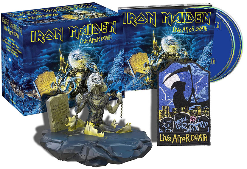Iron Maiden live after death CD Vinyle Figurine coffret collector 2020
