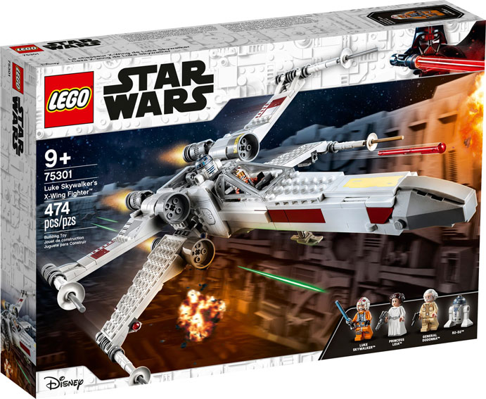 Lego star wars luke skywalker x wing xwing fighter 75301