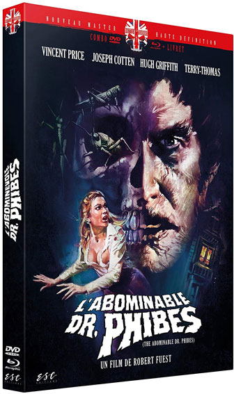 Abominable docteur phibes Blu ray DVD version restaure edition collector