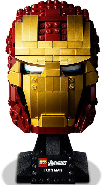 casque LEGO iron man avengers