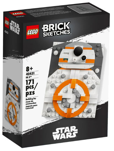 Lego star wars bb8 40431 brick sketches