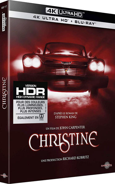 Christine Bluray 4K ultra HD