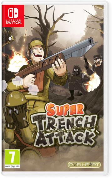 edition limitee numerotee pixelheart super trench Attack limited nintendo switch