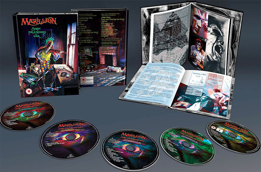 Marillion live Blu ray CD DVD scipt for a jesters tears 2020