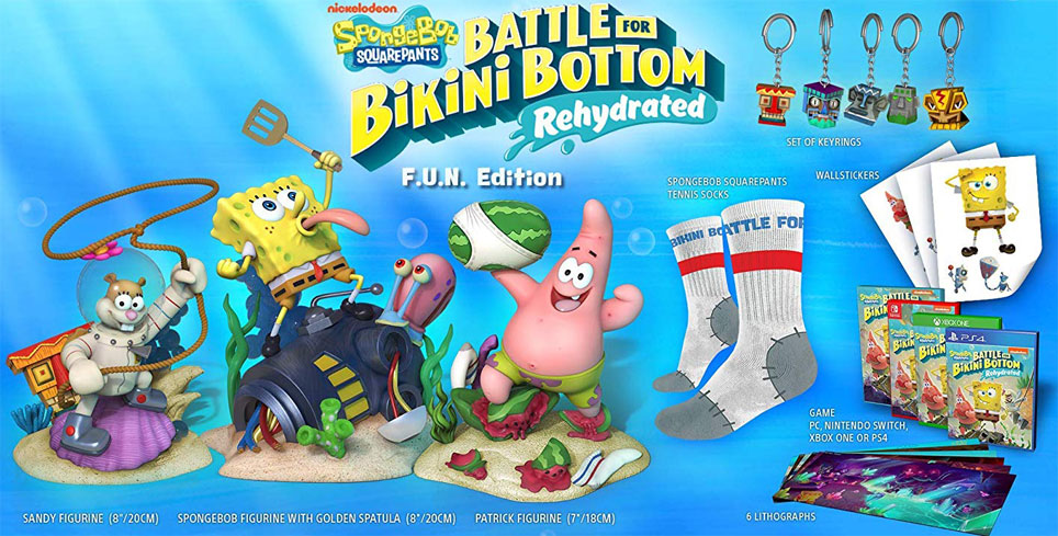 Spongebob squarepants coffret box collector edition FUN Bikini Bottom