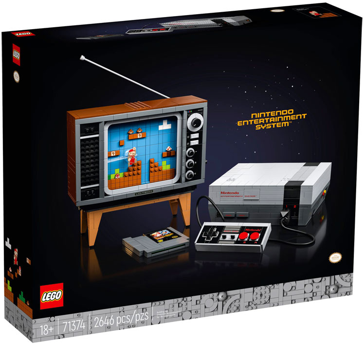 Nintendo LEGO Nes console 71374 collection achat