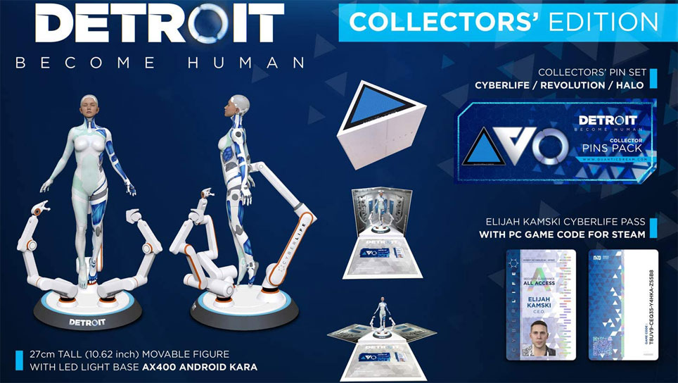 detroit become human edition collector figurine 2020 kara