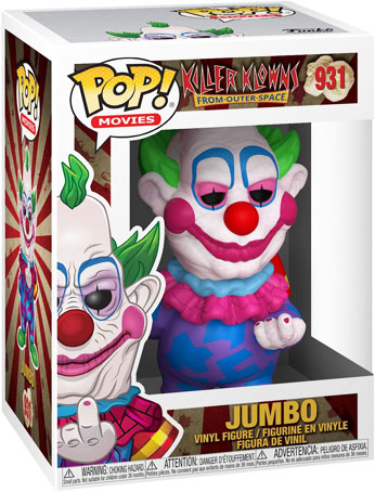 Killer Klowns From Outer space funko pop Jumbo spikey shorty