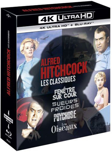 films hitchcock blu ray 4k ultra HD coffret collector edition limitee