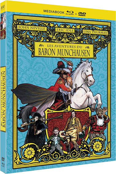 Le baron de munchausen edition collector limitee bluray dvd 2022