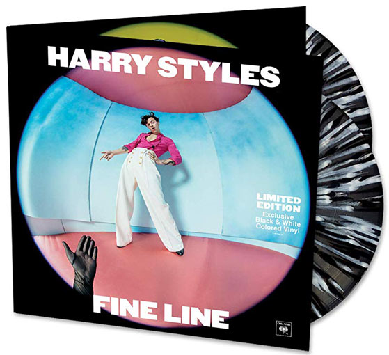 Harry Style edition limitee Double Vinyle LP black white 2LP fine line