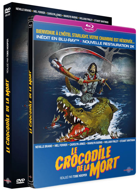 steelbook crocodile de la mort edition restaure Carlotta Blu ray DVD